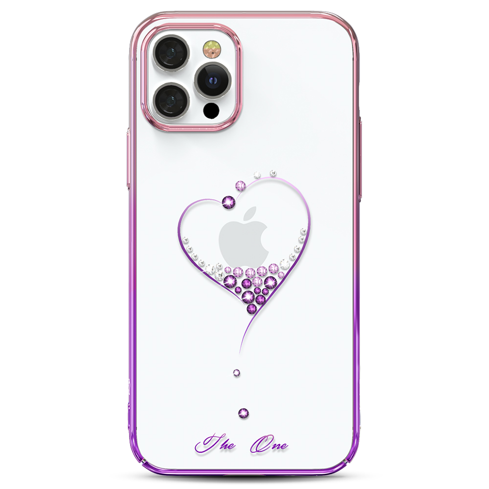 Чехол PQY Wish для iPhone 12 Pro Max Розовый и Фиолетовый 