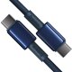 Кабель Baseus Tungsten Gold Type-C 100W 1м Синий - Изображение 244352