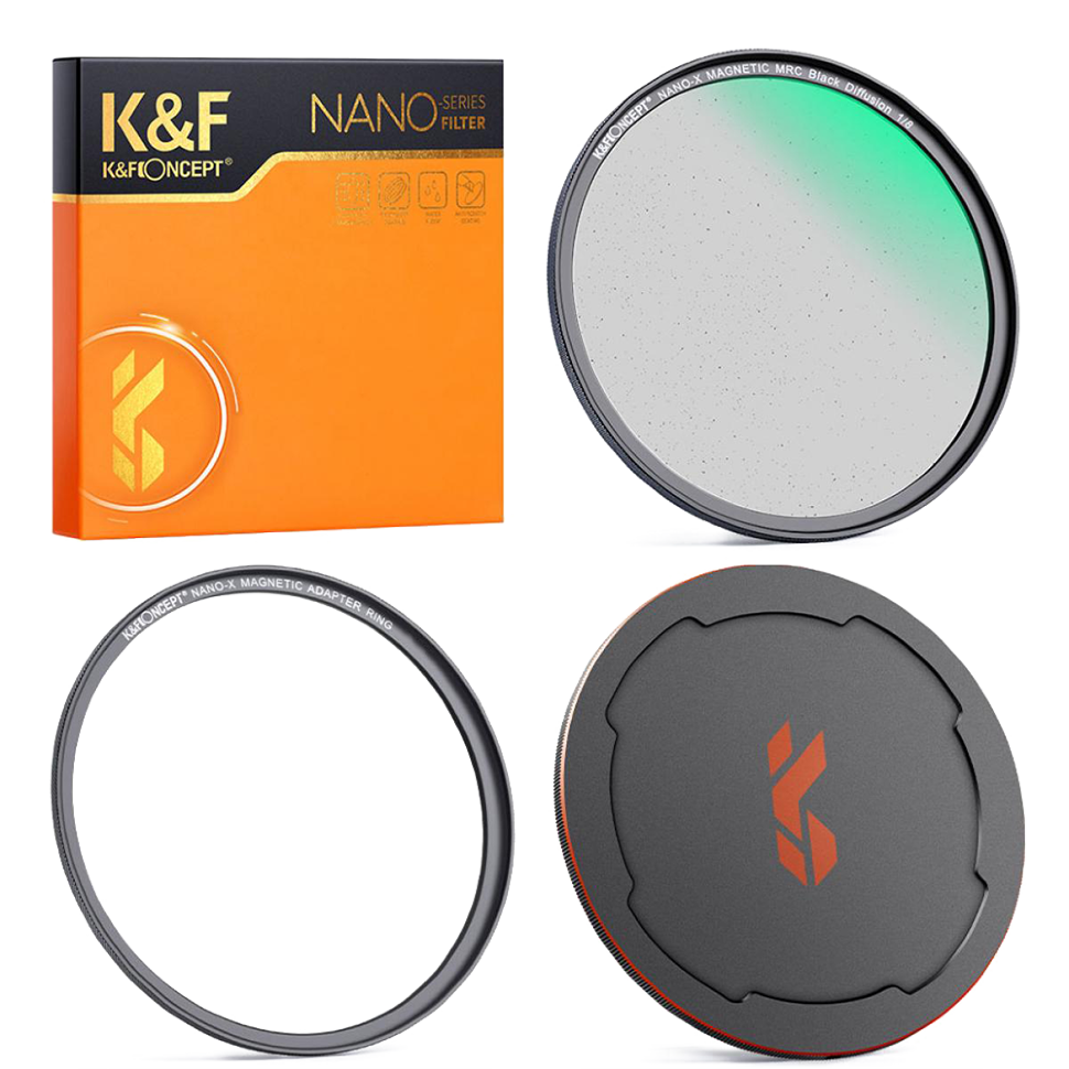 Светофильтр K&amp;F Concept Nano-X Magnetic Black Mist 1/8 67мм 