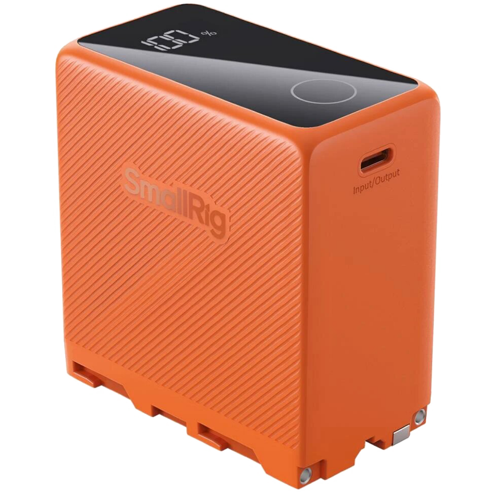 Аккумулятор SmallRig NP-F970 Type-C 36W 75.65Wh Оранжевый preOrder=06.07.2026
