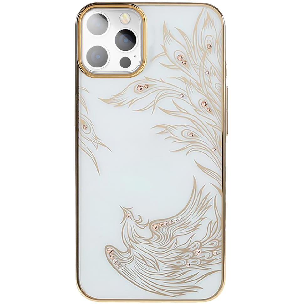 Чехол PQY Phoenix для iPhone 13 Pro Flying Золото 