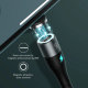 Кабель Baseus Zinc Magnetic USB - Lightning 2.4A 1м Белый - Изображение 146595