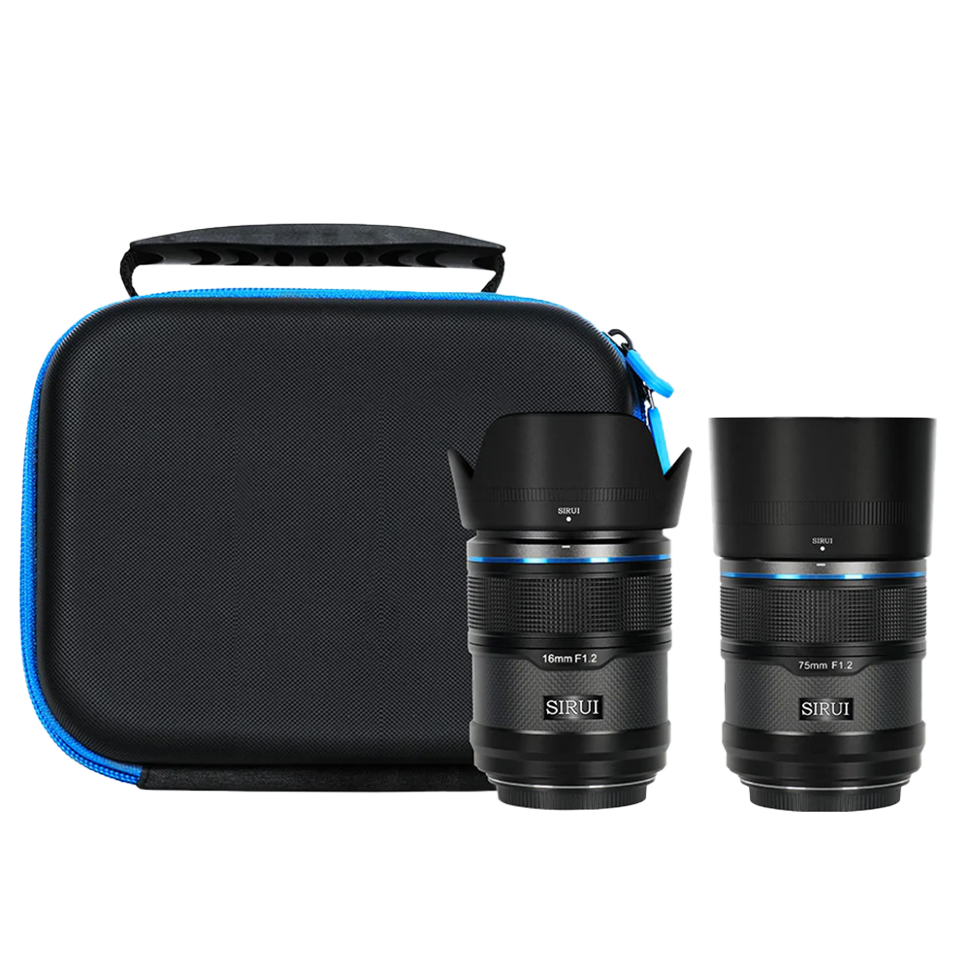 Комплект объективов Sirui Sniper 16/75mm F1.2 AF APS-C E-Mount Черный preOrder=22.09.2026