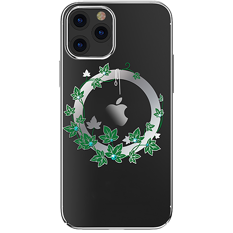 Чехол PQY Wreath для iPhone 12 Pro Max Плющ 
