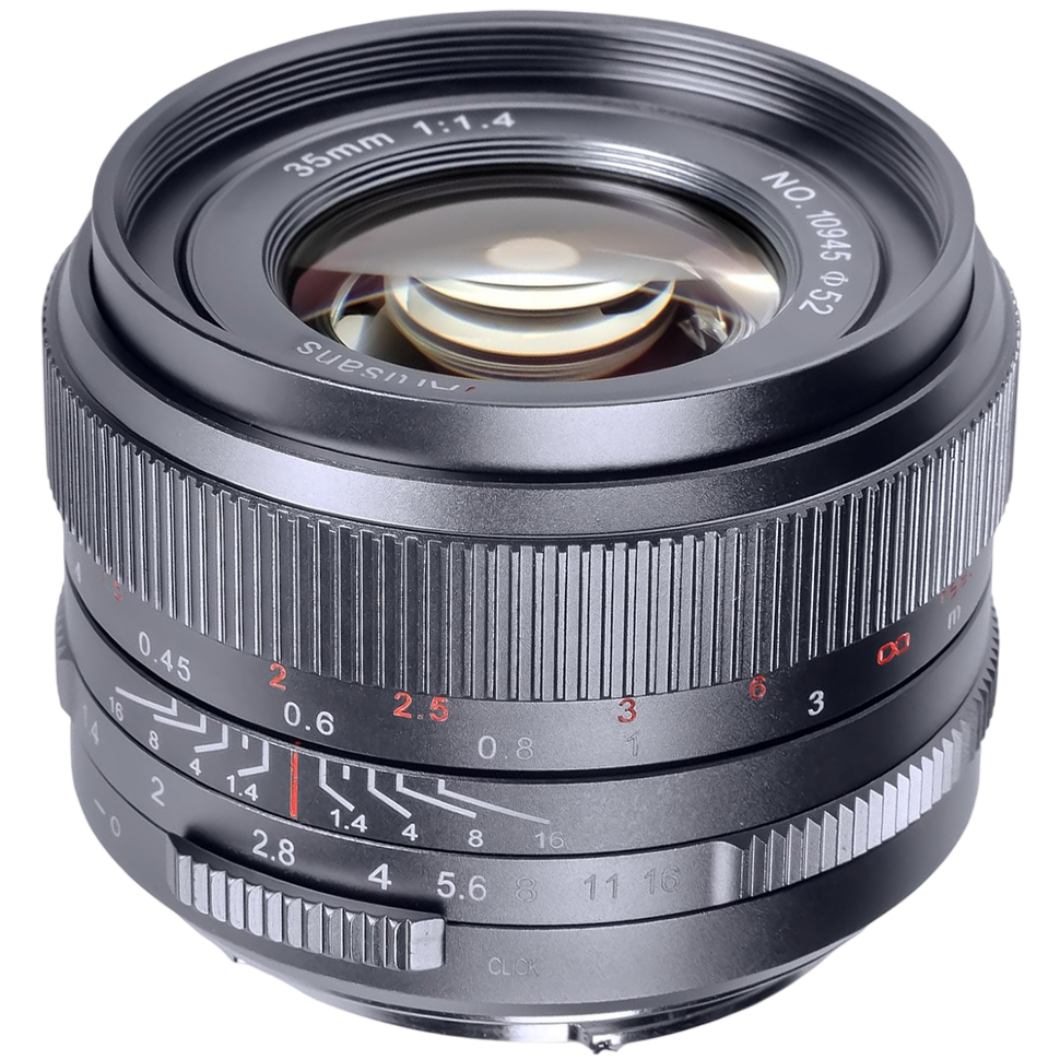 Объектив 7Artisans 35mm F1.4 Mark III L-mount Серый 