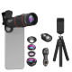 Комплект объективов Apexel 18x Telephoto 5-in-1 Kit для смартфона (Уцененный кат.Б) - Изображение 292587