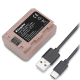 Аккумулятор Kingma NP-FZ100 Type-C 2000mAh - Изображение 195503