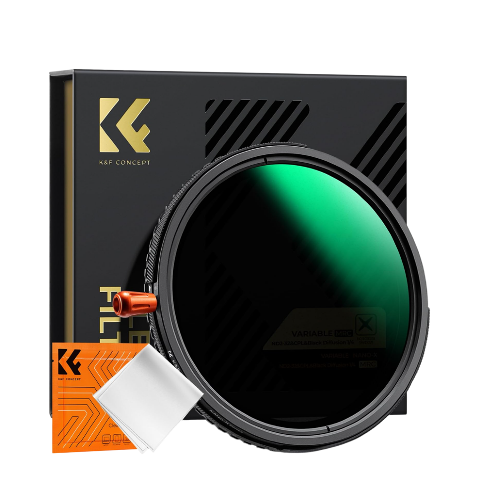 Светофильтр K&amp;F Concept Nano-X CPL/ND2-32/Black Diffusion 1/4 49мм preOrder=07.09.2026