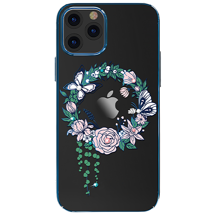 Чехол PQY Wreath для iPhone 12 Pro Max Бабочка 