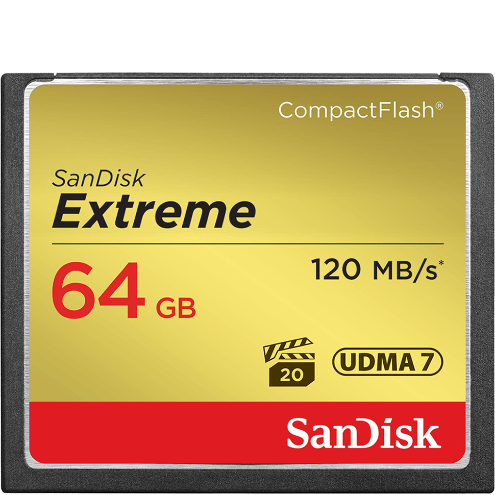 Карта памяти SanDisk Extreme CF UDMA7 64GB 
