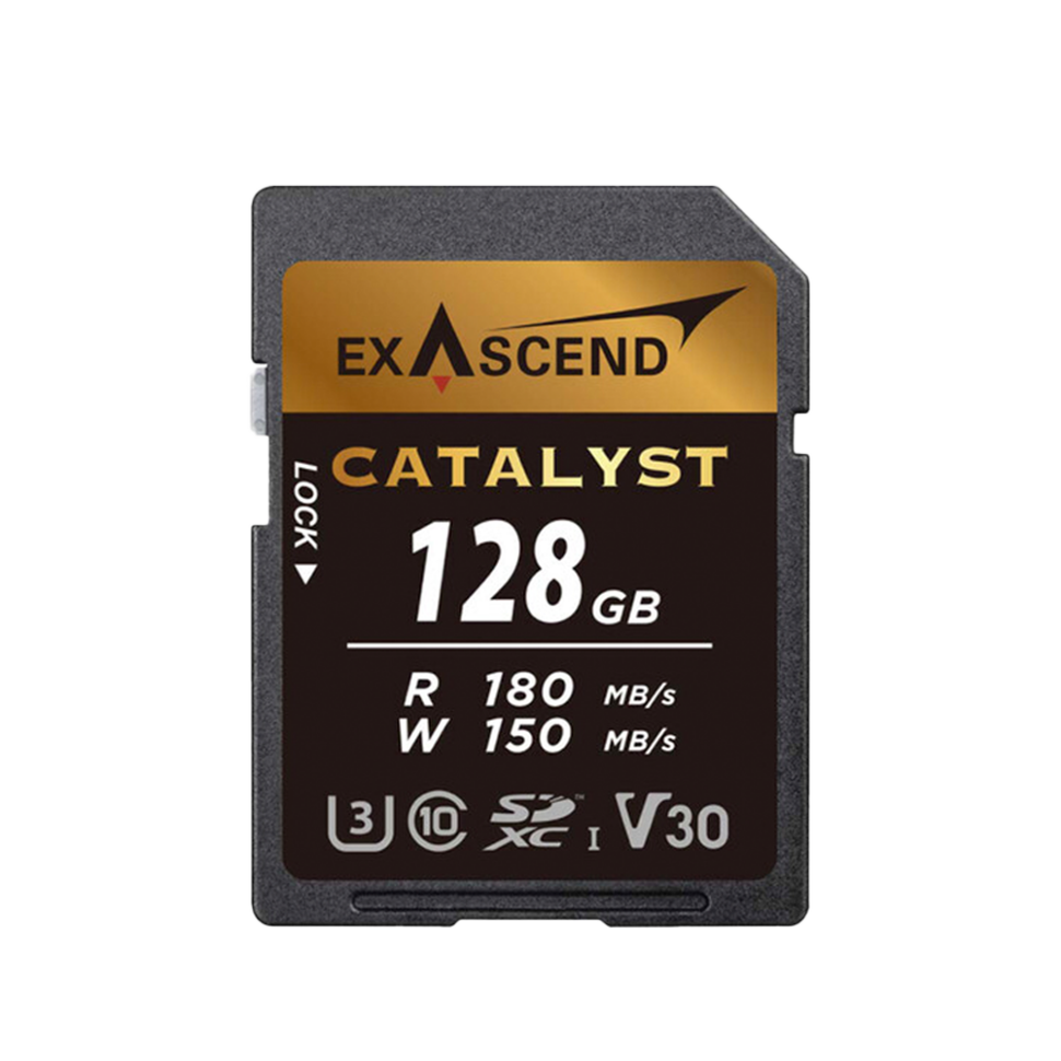 Карта памяти Exascend Catalyst UHS-I SD V30 128GB preOrder=23.08.2026
