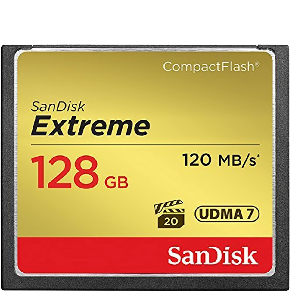 Карта памяти SanDisk Extreme CF UDMA7, 128GB 