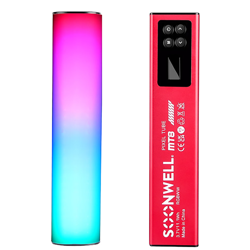Осветитель SoonWell MT8 Pixel Tube Красный 