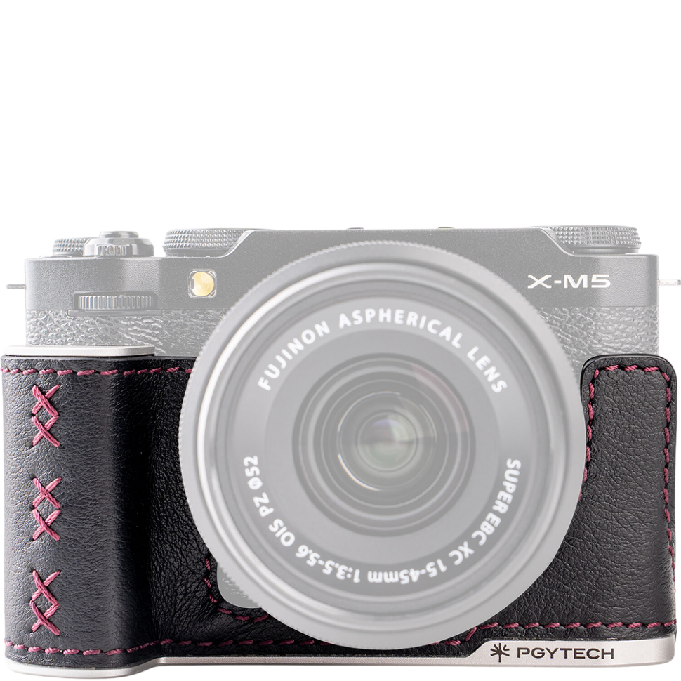 Чехол PGYTECH Leather для Fujifilm X-M5 Чёрный 