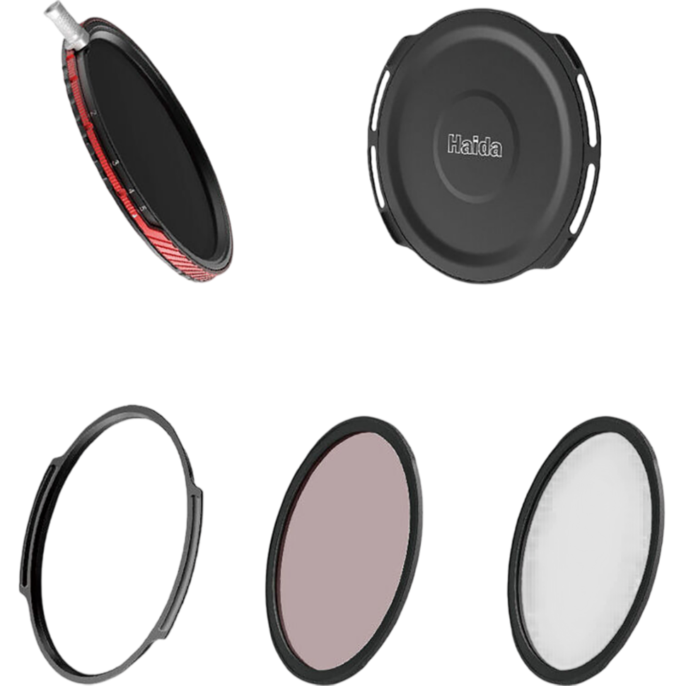 Светофильтр Haida NanoPro U-LR Magnetic X-in-1 82мм Красный 