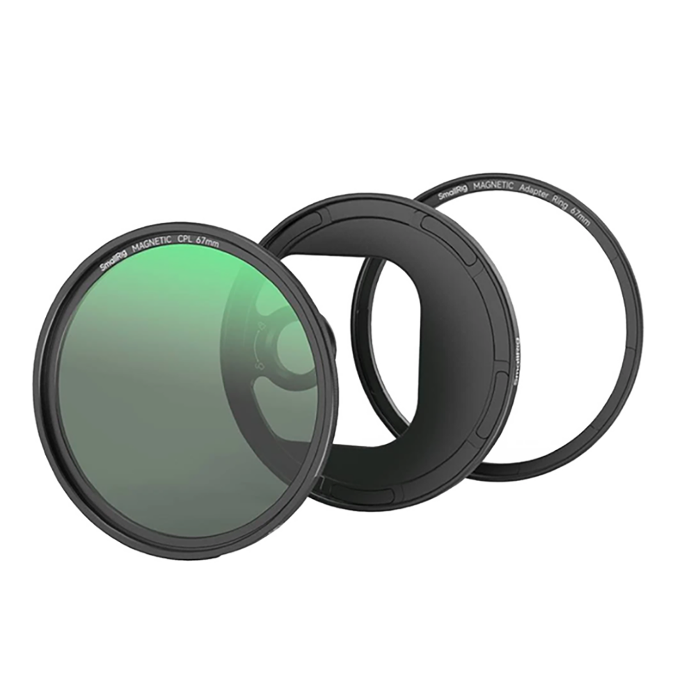 Светофильтр SmallRig Attachable CPL 67мм + T-mount 