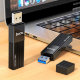 Картридер HOCO HB20 Mindful USB 2.0 SD/microSD Чёрный - Изображение 203112