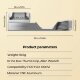 Упор для большого пальца Freewell Thumb Grip + Сold shoe для Fujifilm X100VI Серебро - Изображение 287865