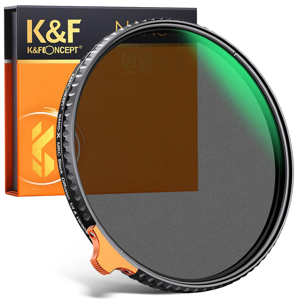 Светофильтр K&amp;F Concept Nano X Black mist 1/4 ND2-32 82мм 