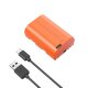 Аккумулятор SmallRig 5407 LP-E6P Type-C Оранжевый - Изображение 300613