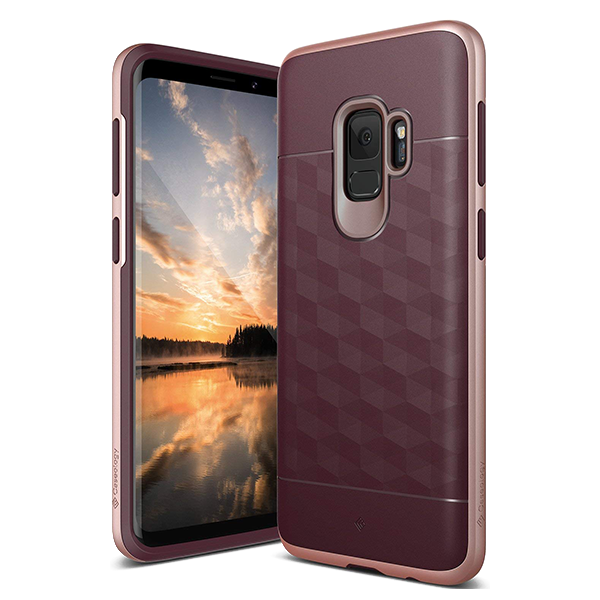 Чехол Caseology Parallax для Galaxy S9 Burgundy / Rose Gold 