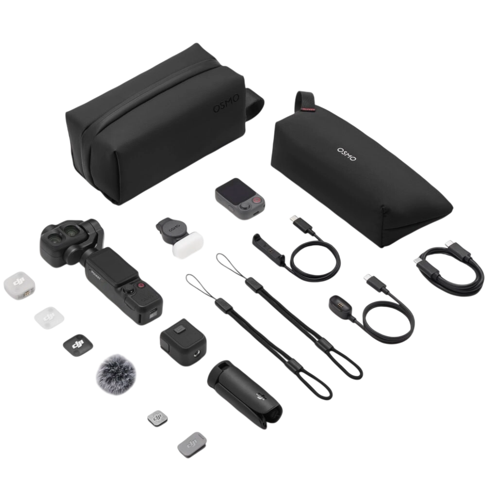 Экшн-камера DJI Osmo Pocket 4P Vlog Combo Чёрная 