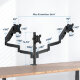 Кронштейн тройной настольный Forging Mount Triple Monitor Desk Stand (13 - 27'') - Изображение 271675