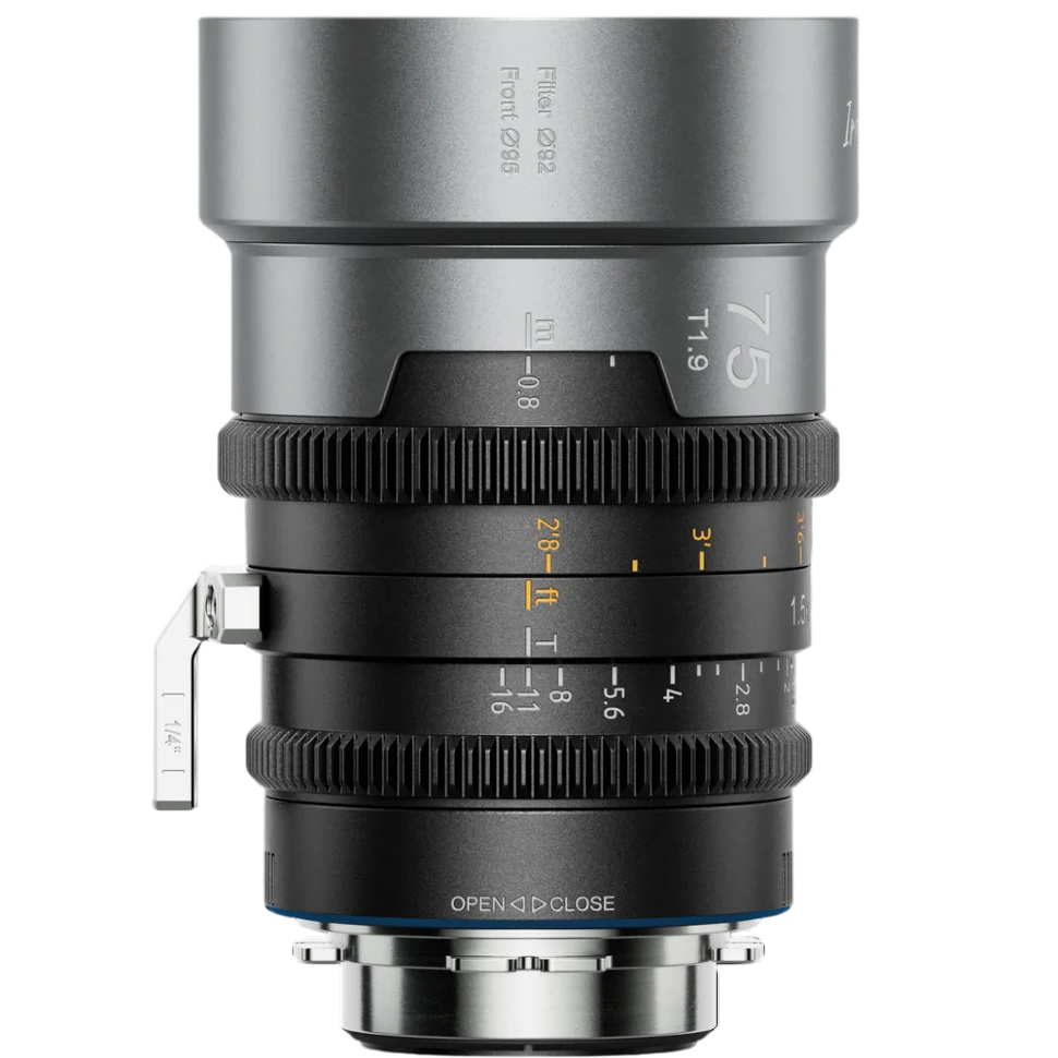 Объектив Sirui IronStar 75mm T1.9 Anamorphic Cine 1.5X Blue Flare EF/PL-mount 
