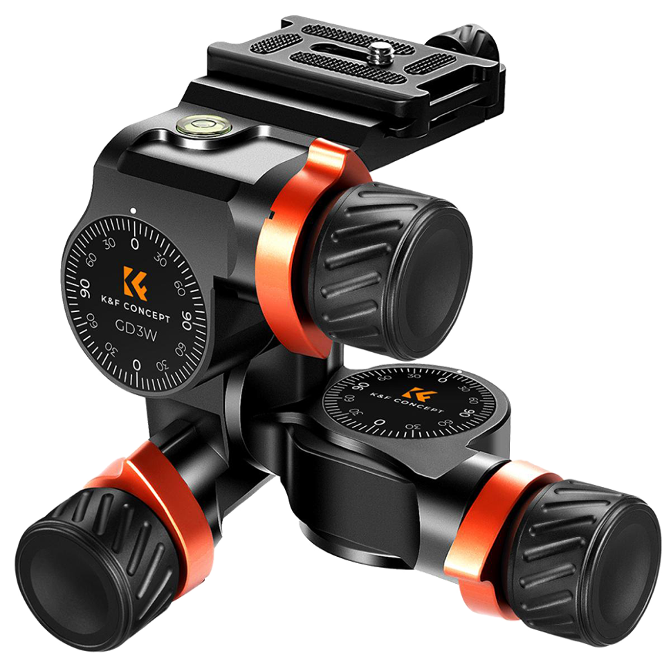 Штативная голова K&amp;F Concept 3-Way Geared preOrder=07.09.2026