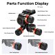 Штативная голова K&F Concept 3-Way Geared - Изображение 227546