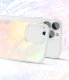 Чехол PQY Epoxy для iPhone 13 Белый - Изображение 174107