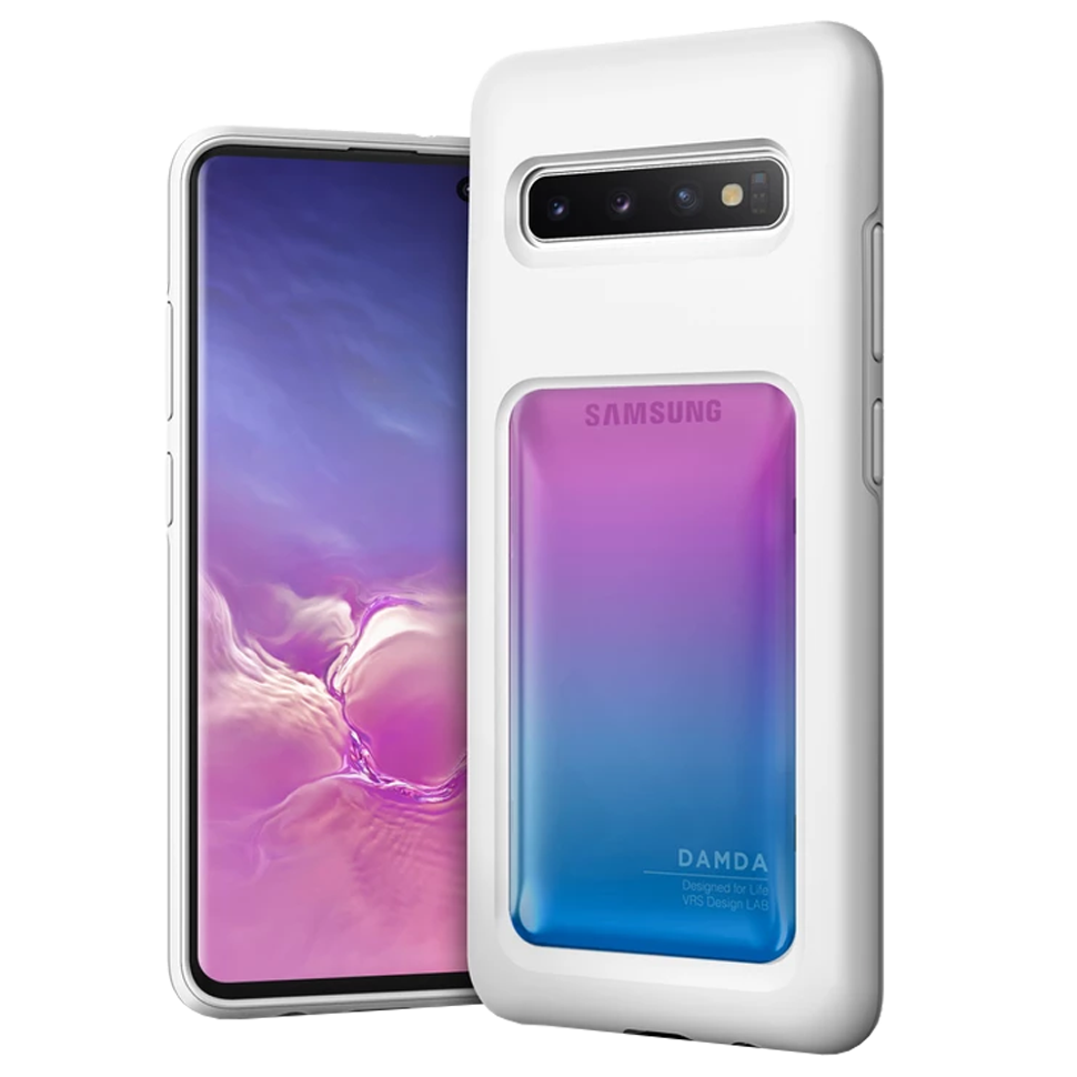 Чехол VRS Design Damda High Pro Shield для Galaxy S10 PLUS Pink Blue 