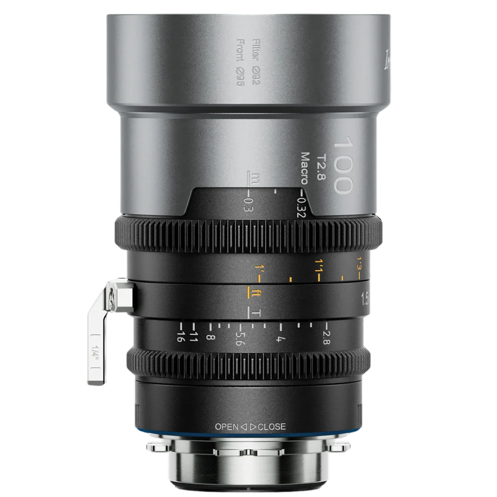 Объектив Sirui IronStar 100mm T2.8 Anamorphic Cine 1.5X Blue Flare EF/PL-mount 