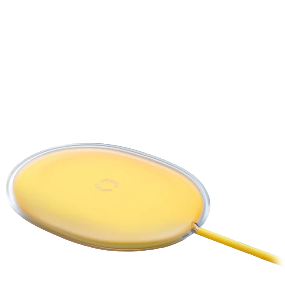 Беспроводная зарядка Baseus Jelly 15W Желтая 