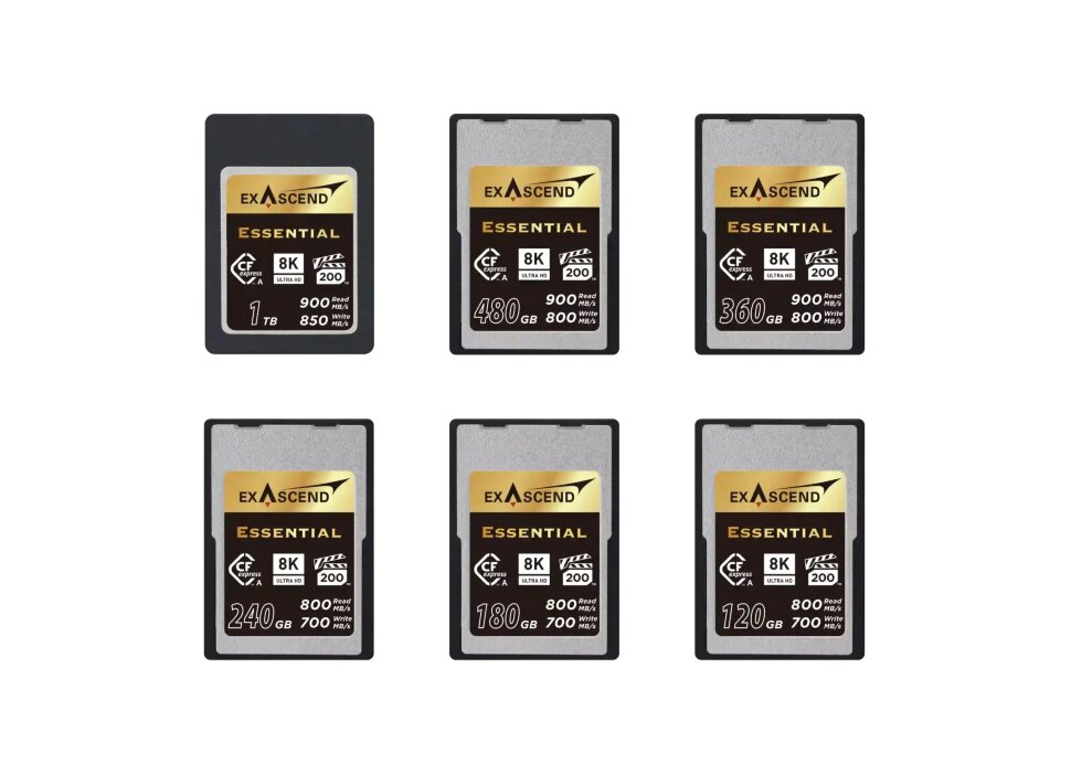 Карта памяти Exascend Essential CFexpress Type A 120GB