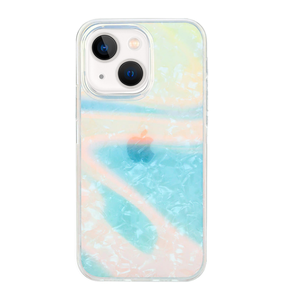 Чехол PQY Epoxy для iPhone 13 Colorful 