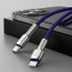 Кабель Baseus Cafule Metal Type-C - Lightning PD 20W 2м Зелёный - Изображение 176103