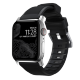 Ремешок Nomad Rugged Strap V.2 для Apple Watch 42/44 mm Черный с серебряной фурнитурой - Изображение 139975