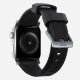 Ремешок Nomad Rugged Strap V.2 для Apple Watch 42/44 mm Черный с серебряной фурнитурой - Изображение 139984