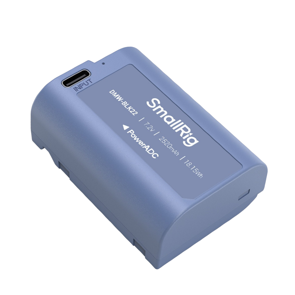 Аккумулятор SmallRig 4906 DMW-BLK22 Type-C Синий preOrder=06.07.2026