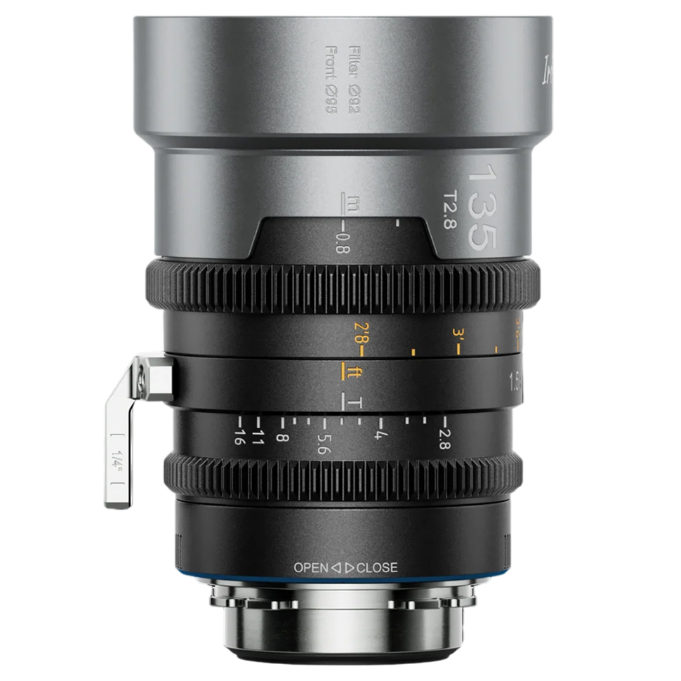 Объектив Sirui IronStar 135mm T2.8 Anamorphic Cine 1.5X Blue Flare EF/PL-mount 