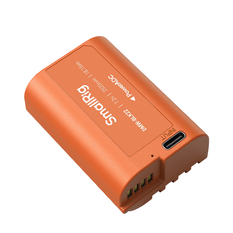 Аккумулятор SmallRig 4979 DMW-BLK22 Type-C Оранжевый preOrder=06.07.2026