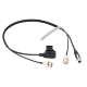 Кабель питания DigitalFoto AR204 TA4F - D-Tap + SDI для TVLogic 058/056/F-5A/F-10A/F-7HS 60см - Изображение 289490
