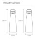 Термос Kiss Kiss Fish Smart Vacuum Bottle с OLED-дисплеем 475мл Зеленый - Изображение 110801