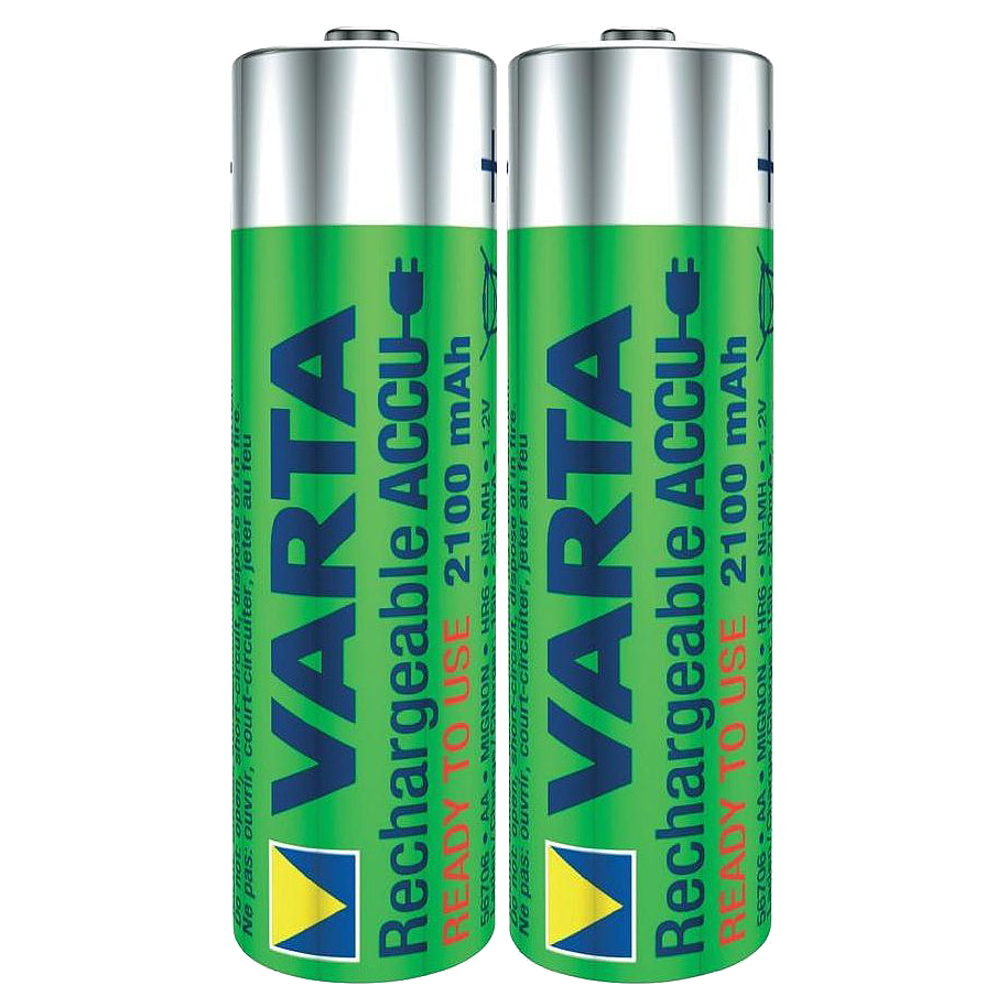 Комплект аккумуляторных батарей VARTA 56706 Ready 2 Use AA 2100мАч BL2 (2шт) 
