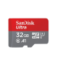 Карта памяти SanDisk 32GB Ultra microSDHC A1, UHS-I Class 1 (U1), Class 10 - Изображение 247685