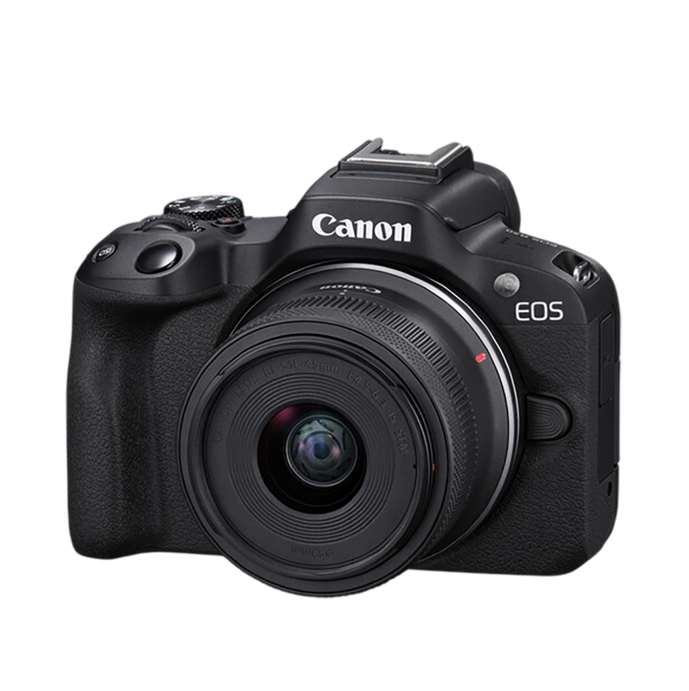 Беззеркальная камера Canon EOS R50 Kit RF-S 18-45mm IS STM Чёрная 
