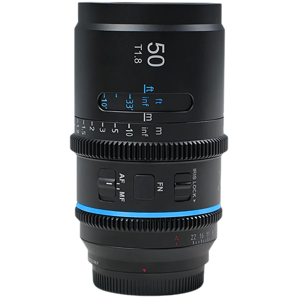 Объектив Sirui Astra 50mm T1.8 FF AF Anamorphic 1.33x Z-mount (Blue flare) 