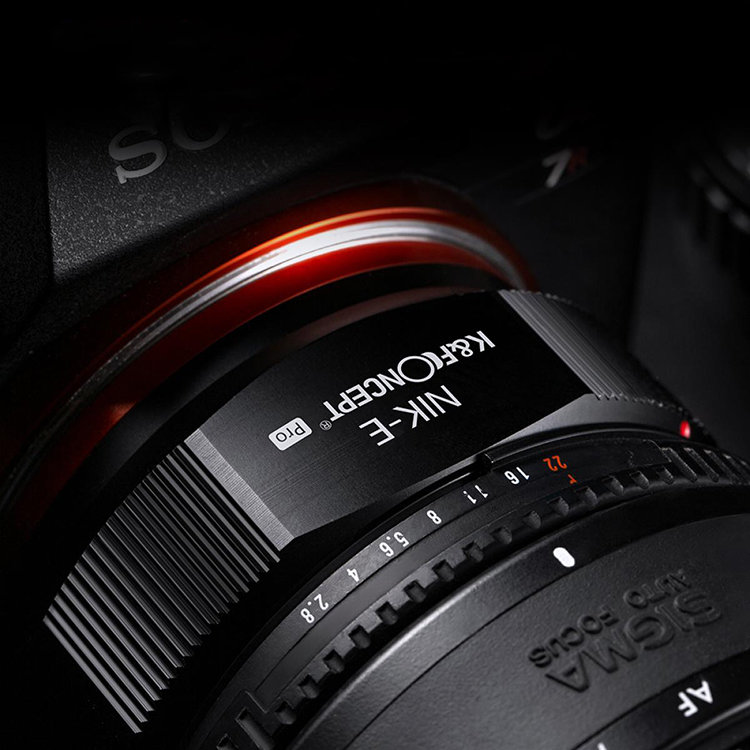 Адаптер K&F Concept для объектива Nikon AI на Sony NEX Pro