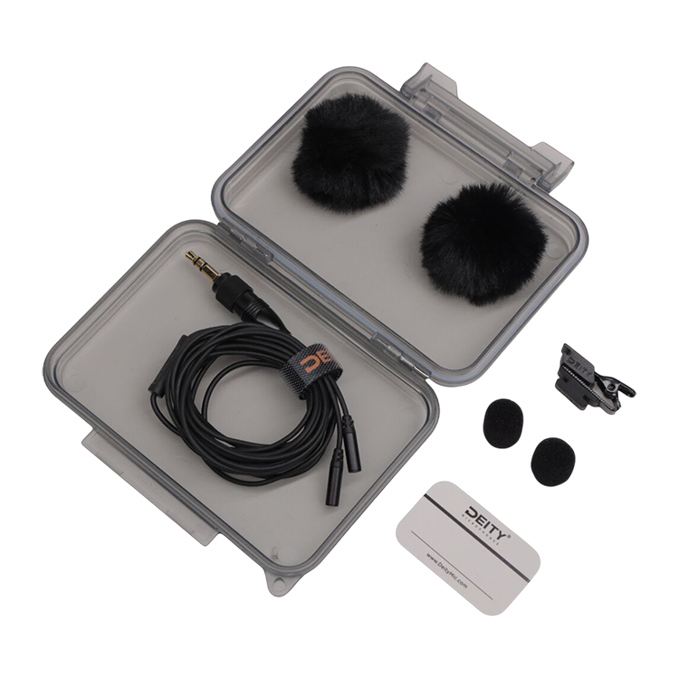 Микрофон петличный двойной Deity Dual-Head W.Lav Pro Omni Lavalier Чёрный
